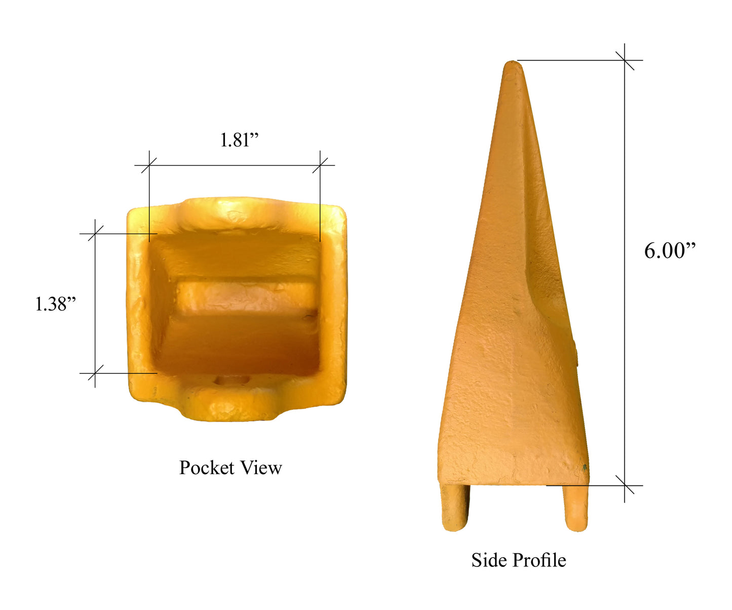 18VIP Single Tiger Tooth - 'fits Esco' 18 Series