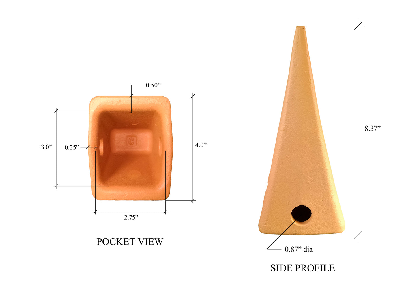 Dent anti-saleté standard 1U-3302 - Série J300 « Cat Style »