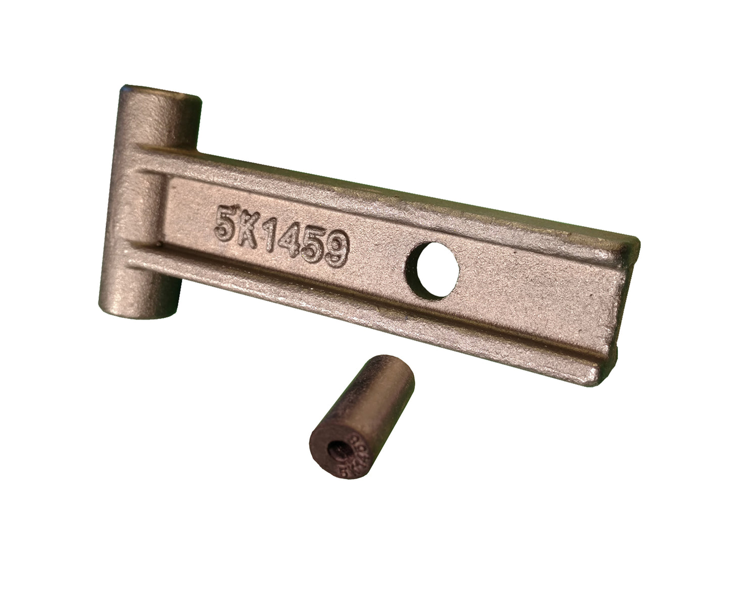 Caterpillar Style Scarifier Shank T-Lock w/ Grommet, 5K-1458, 5K-1459, 9F-5116