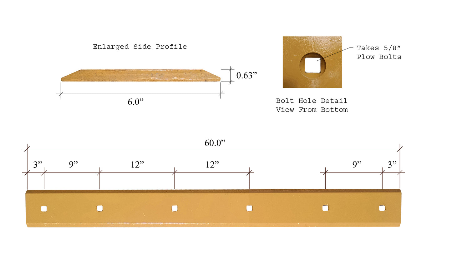 KV17819 Filo de corte - 5/8" x 6" x 60"