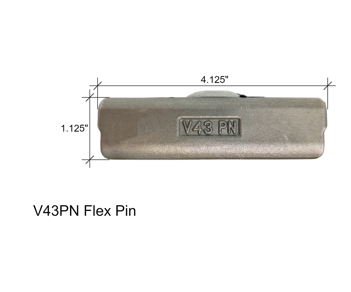V43PN Flex Pin - V43 series for Excavator Buckets