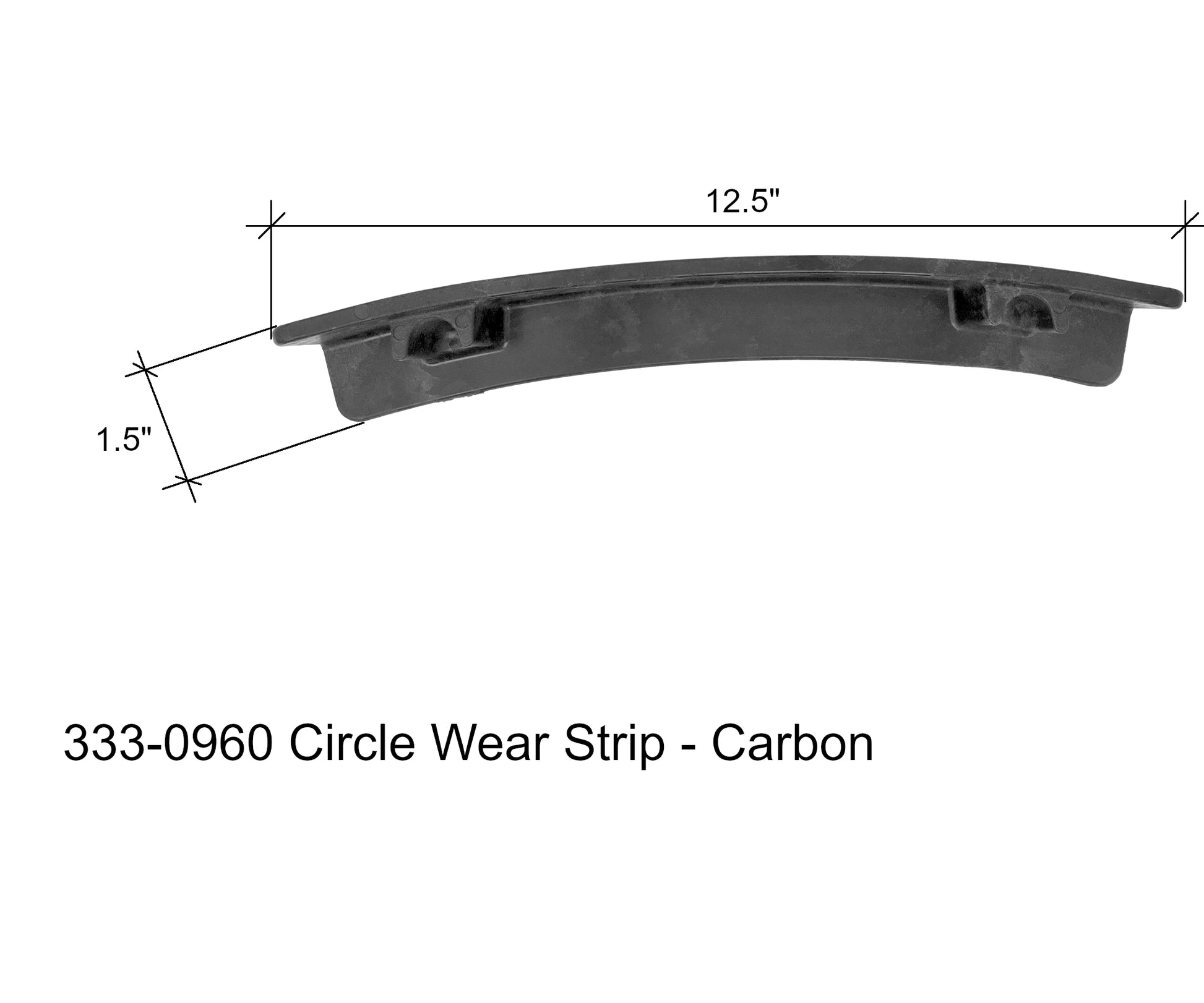 333-0960 Circle Wear Strip - Carbon – Digger.Supply