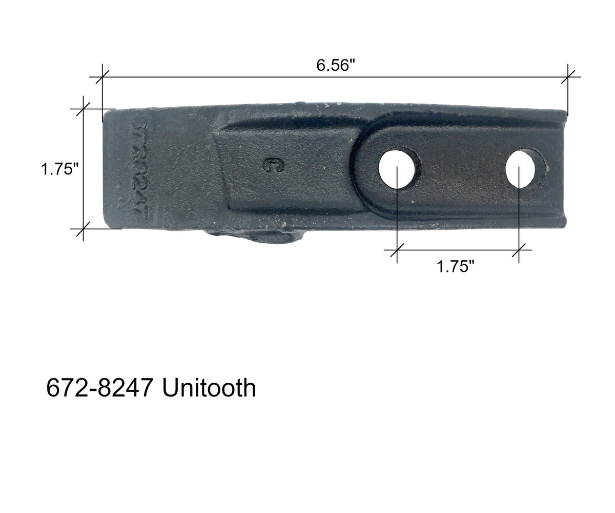 Unitooth Bobcat Style Bucket unitooth 1.75