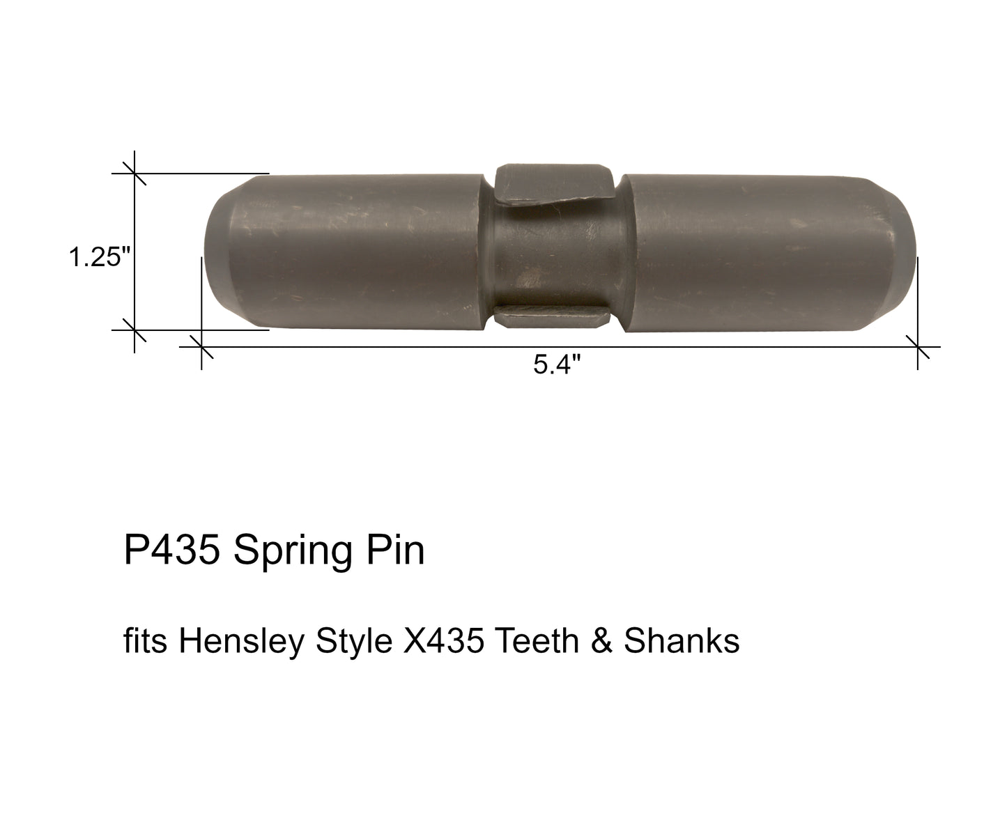P435 Spring Pin - 'Hensley X435 Series'